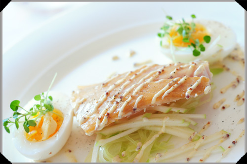 Smoked haddock at the Cliff Town House Smoked haddock at the Cliff Town House